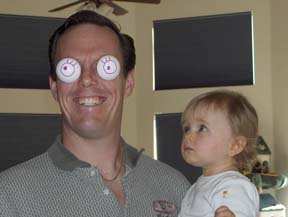 Daddy being funny!